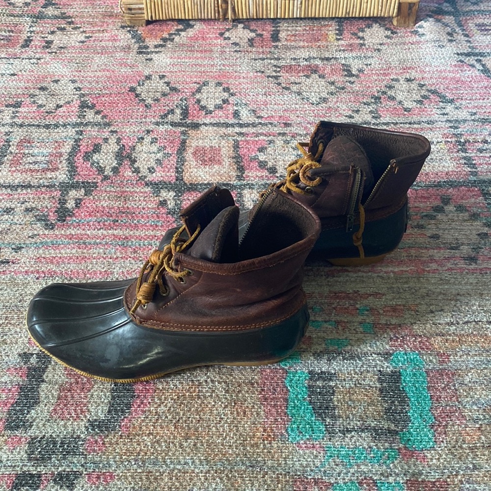 SPERRY TOP SIOER WEATHER/ RAIN BOOTS/ DUCK BOOTS